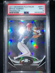 Bryce Harper #BPP1 Baseball Cards 2011 Bowman Platinum Prospects Prices