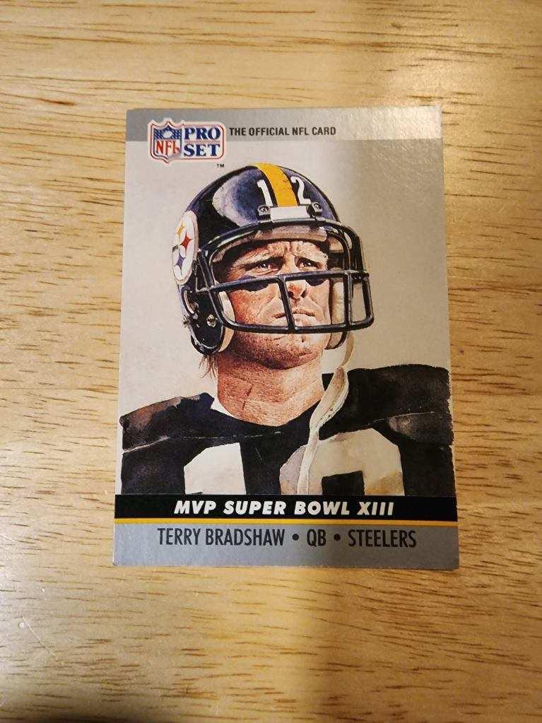 Terry Bradshaw Ungraded 1990 Pro Set Super Bowl MVP