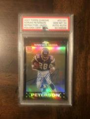Adrian Peterson [Autograph Refractor] #TC181 Football Cards 2007 Topps Chrome Prices