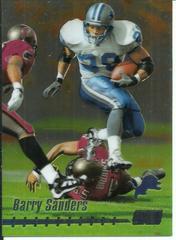 Barry Sanders [First Day Refractor] #53 Football Cards 1999 Stadium Club Chrome Prices