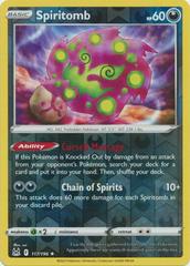 Spiritomb [Reverse Holo] #117 Pokemon Lost Origin Prices