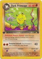 Dark Primeape Team Rocket 1st Edition NM 43/82 Pokemon Card. 