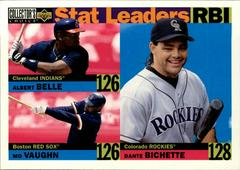 RBI leaders belle-Vaughn-bichette #4 Baseball Cards 1996 Collector's Choice Prices