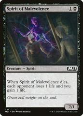 Spirit of Malevolence [Foil] Magic Core Set 2021 Prices