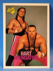 Hart Foundation Wrestling Cards 1990 Classic WWF Prices