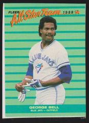 All Star Team George Bell #5 Baseball Cards 1988 Fleer All Stars Prices
