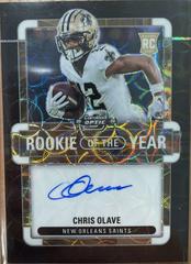 Chris Olave [Rookie of the Year Autograph Black Scope] #ROY-CO Football Cards 2022 Panini Contenders Optic Rookie of the Year Prices