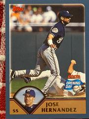 Jose Hernandez #116 Baseball Cards 2003 Topps Opening Day Prices