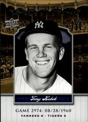 Tony Kubek #2974 Baseball Cards 2008 Upper Deck Yankee Stadium Legacy 1960's Prices