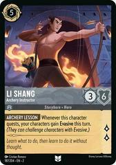 Li Shang - Archery Instructor [Foil] #187 Lorcana Rise of the Floodborn Prices