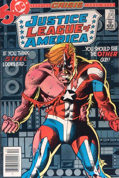 Justice League of America [Newsstand] #245 (1985) Comic Books Justice League of America