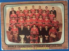 Montreal Canadiens #118 Hockey Cards 1966 Topps Prices