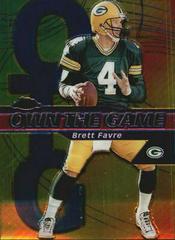 Brett Favre #OG4 Football Cards 2002 Topps Chrome Own the Game Prices