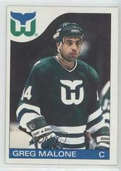 Greg Malone Hockey Cards 1985 Topps Prices