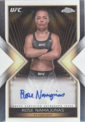 Rose Namajunas #MEA-RNA Ufc Cards 2024 Topps Chrome UFC Main Event Autograph Prices