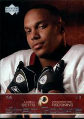 LaDell Betts #309 Football Cards 2002 Upper Deck Prices