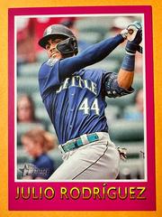 Julio Rodriguez #75BS-19 Baseball Cards 2024 Topps Heritage Baseball Sensation Prices