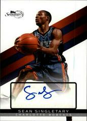 Sean Singletary #TSASS Basketball Cards 2008 Topps Signature Autographs Prices