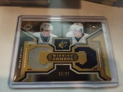 Sidney Crosby, Wayne Gretzky [Gold] #WC-GC Hockey Cards 2005 SPx Winning Combos Prices