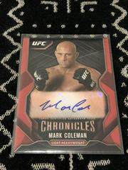 Mark Coleman Ufc Cards 2015 Topps UFC Chronicles Autographs Prices