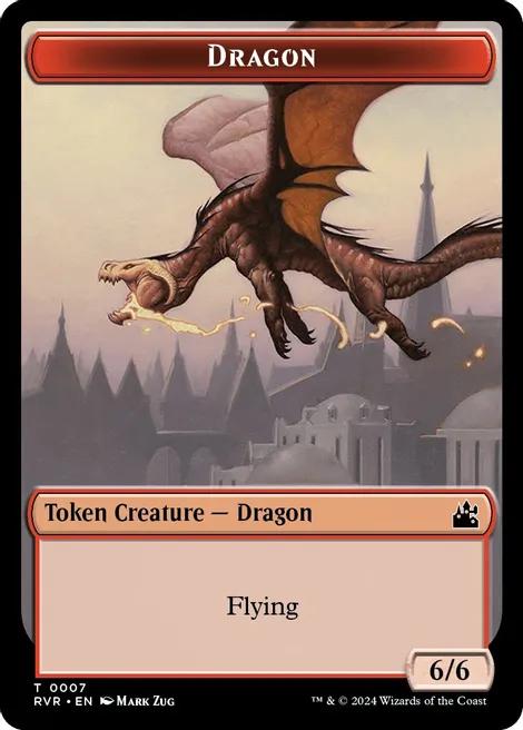 Dragon [Token] #7 Magic Ravnica Remastered