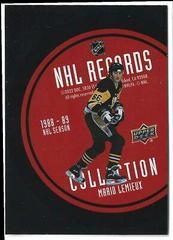 Mario Lemieux #RB-1 Hockey Cards 2021 Upper Deck Record Collections Prices