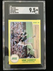 Jose Canseco #Swinging ERA BEGINS Baseball Cards 1986 Star Canseco Prices