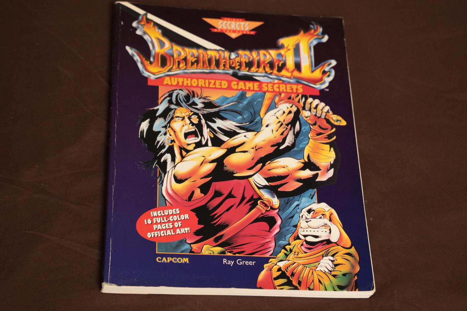 Breath of Fire II: Authorized Game Secrets | Item, Box, and Manual