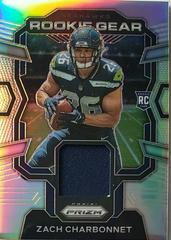 Zach Charbonnet #RG-ZC Football Cards 2023 Panini Prizm Rookie Gear Prices
