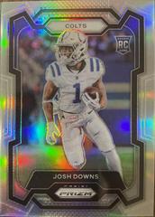 Josh Downs [Silver] Football Cards 2023 Panini Prizm Prices