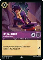 Dr. Facilier - Savvy Opportunist [Foil] #38 Lorcana Rise of the Floodborn Prices