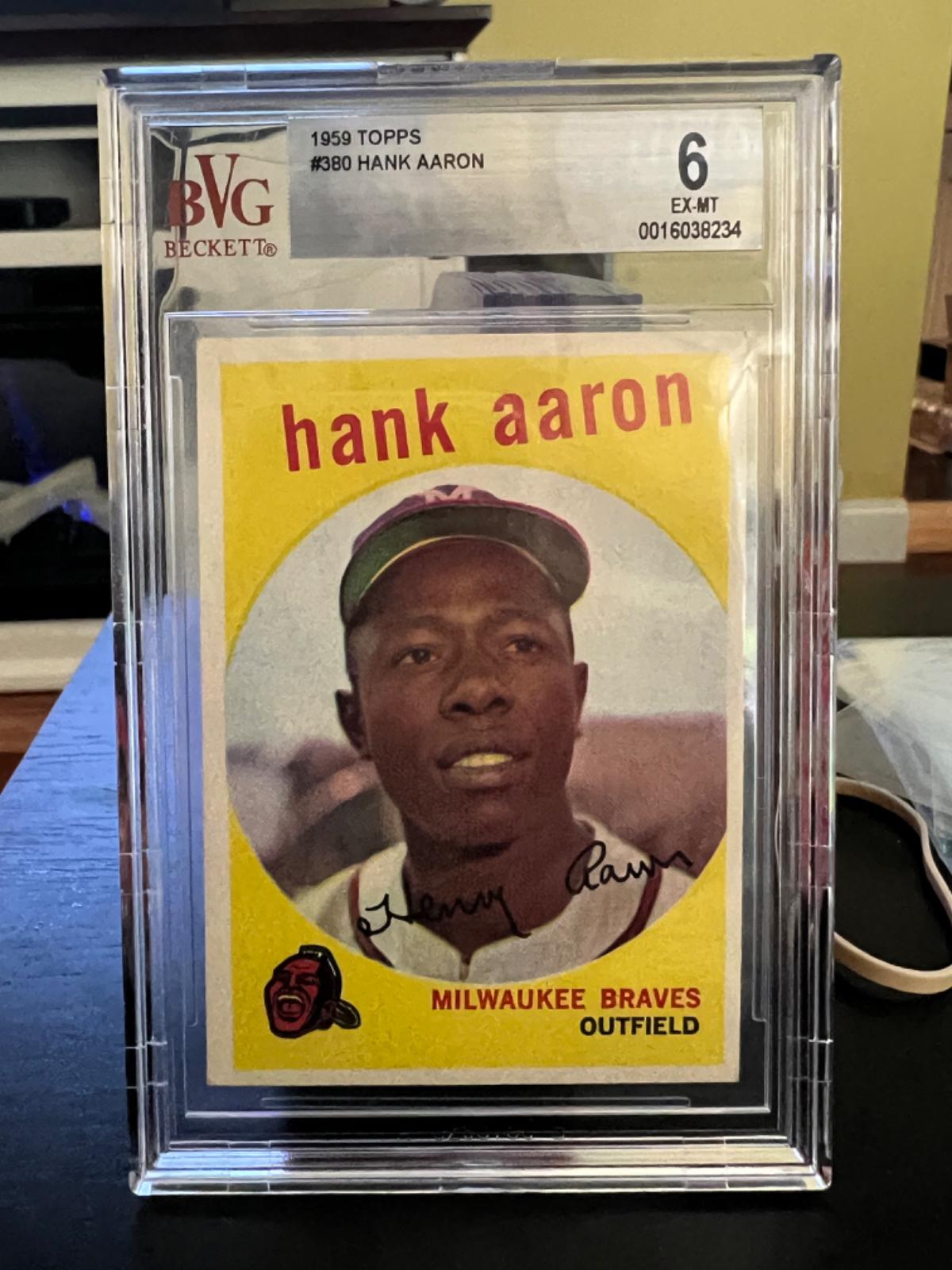 Hank Aaron | Graded 6 | 1959 Topps