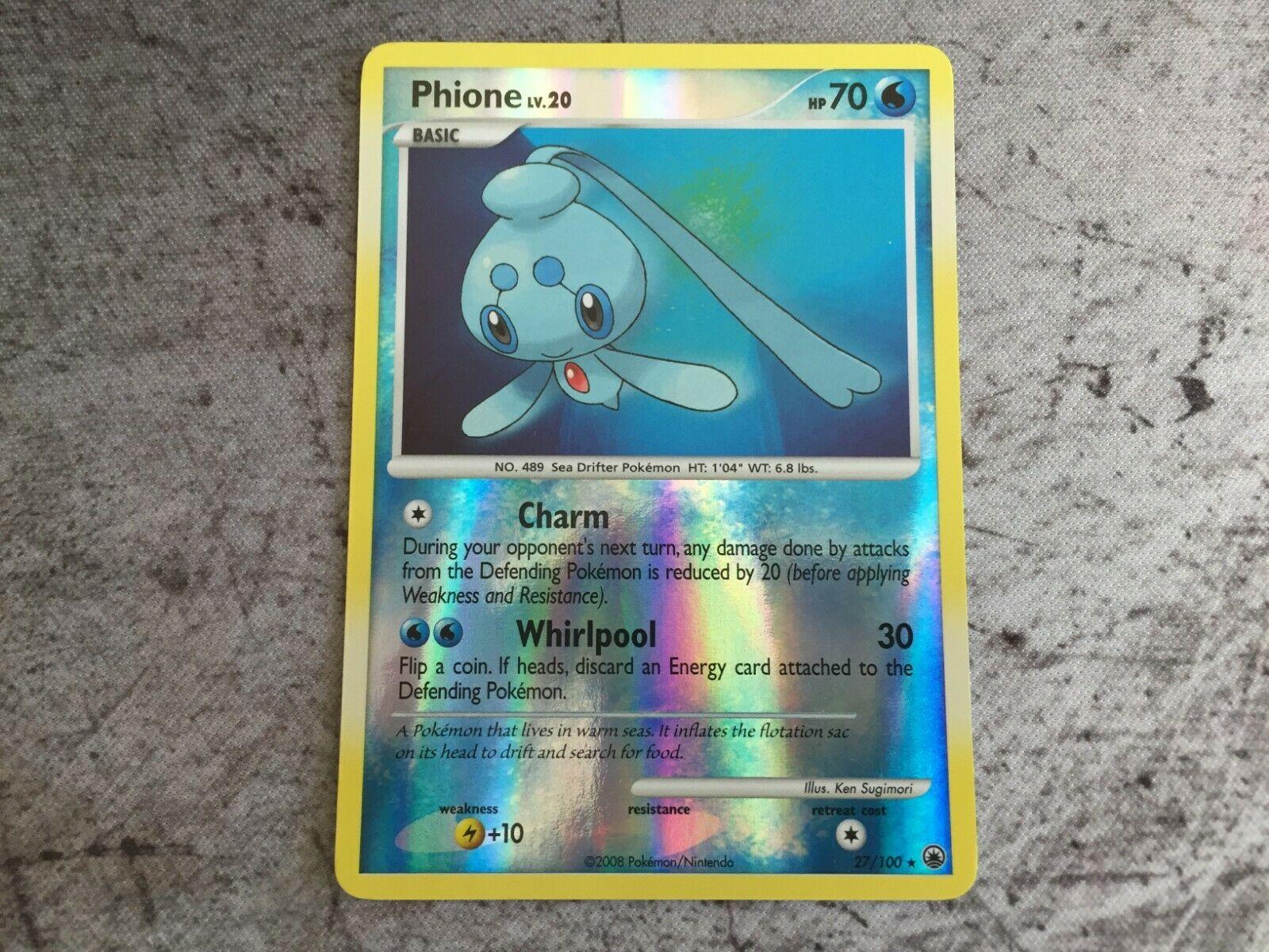 Phione Reverse Holo Prices Pokemon Majestic Dawn Pokemon Cards