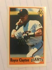 Royce Clayton #65 Baseball Cards 1995 Fleer Panini Stickers Prices
