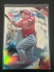 Mike Trout [Batting] Baseball Cards 2017 Bowman Platinum Prices