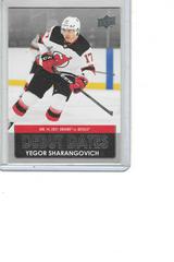 Yegor Sharangovich Hockey Cards 2021 Upper Deck Debut Dates Prices
