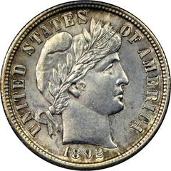 1892 S Coins Barber Dime Prices