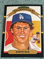 Steve Sax [Diamond Kings] Baseball Cards 1987 Donruss Prices
