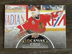 Ed Belfour [Black] Hockey Cards 2021 Upper Deck UD Canvas Prices