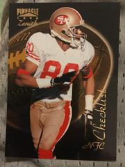 NFC Checklist [Jerry Rice] Football Cards 1996 Zenith Prices