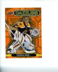 Tuukka Rask [Orange] Hockey Cards 2021 Upper Deck Dazzlers Prices