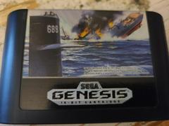 Cartridge (Front) | 688 Attack Sub Sega Genesis