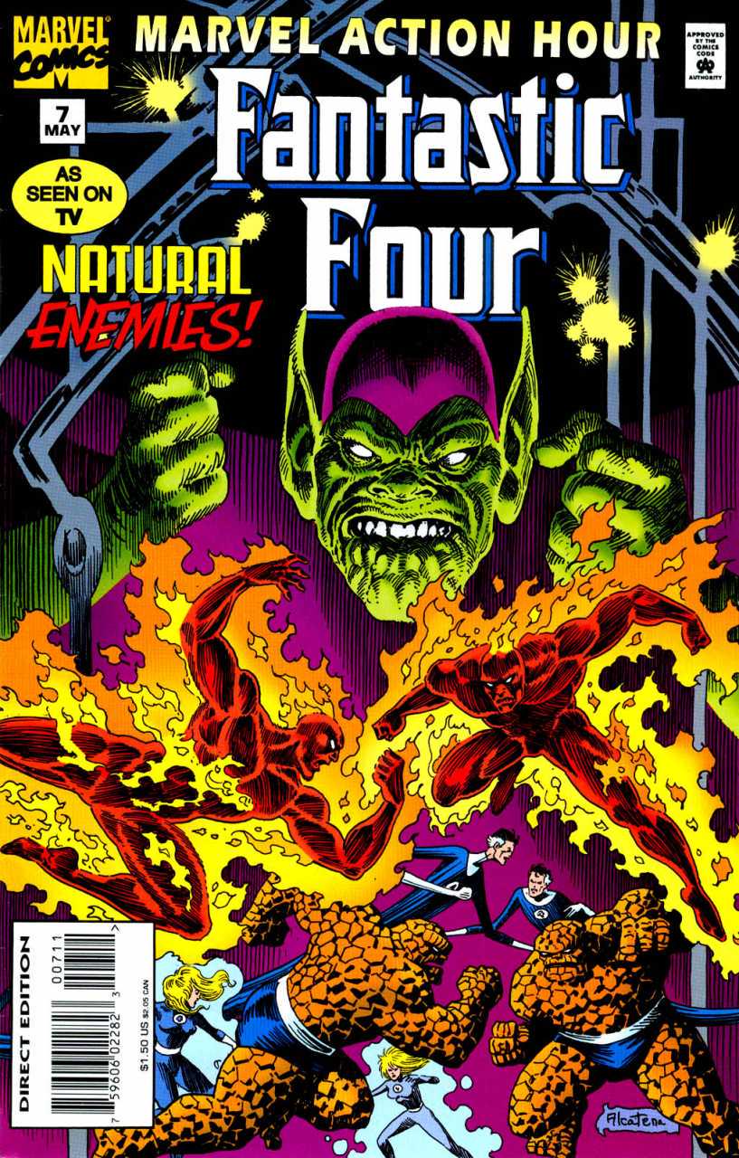 Marvel Action Hour: Fantastic Four #7 (1995) Comic Books Marvel Action Hour: Fantastic Four