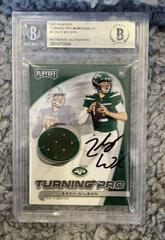 Zach Wilson [Autograph Green] #102V Football Cards 2021 Panini Playoff Prices