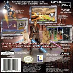Back Cover | Star Wars Episode II Attack of the Clones GameBoy Advance