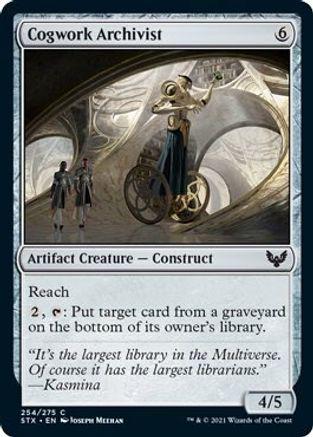 Cogwork Archivist [Foil] Magic Strixhaven School of Mages