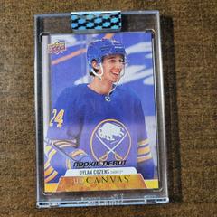 Dylan Cozens Hockey Cards 2020 Upper Deck Clear Cut Canvas Rookie Debuts Prices