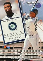 Card Back | Ken Griffey Jr. Baseball Cards 1994 Leaf