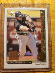 Frank Thomas Baseball Cards 1998 Upper Deck 10th Anniversary Preview Prices