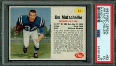 Jim Mutscheller [Hand Cut] Football Cards 1962 Post Cereal Prices